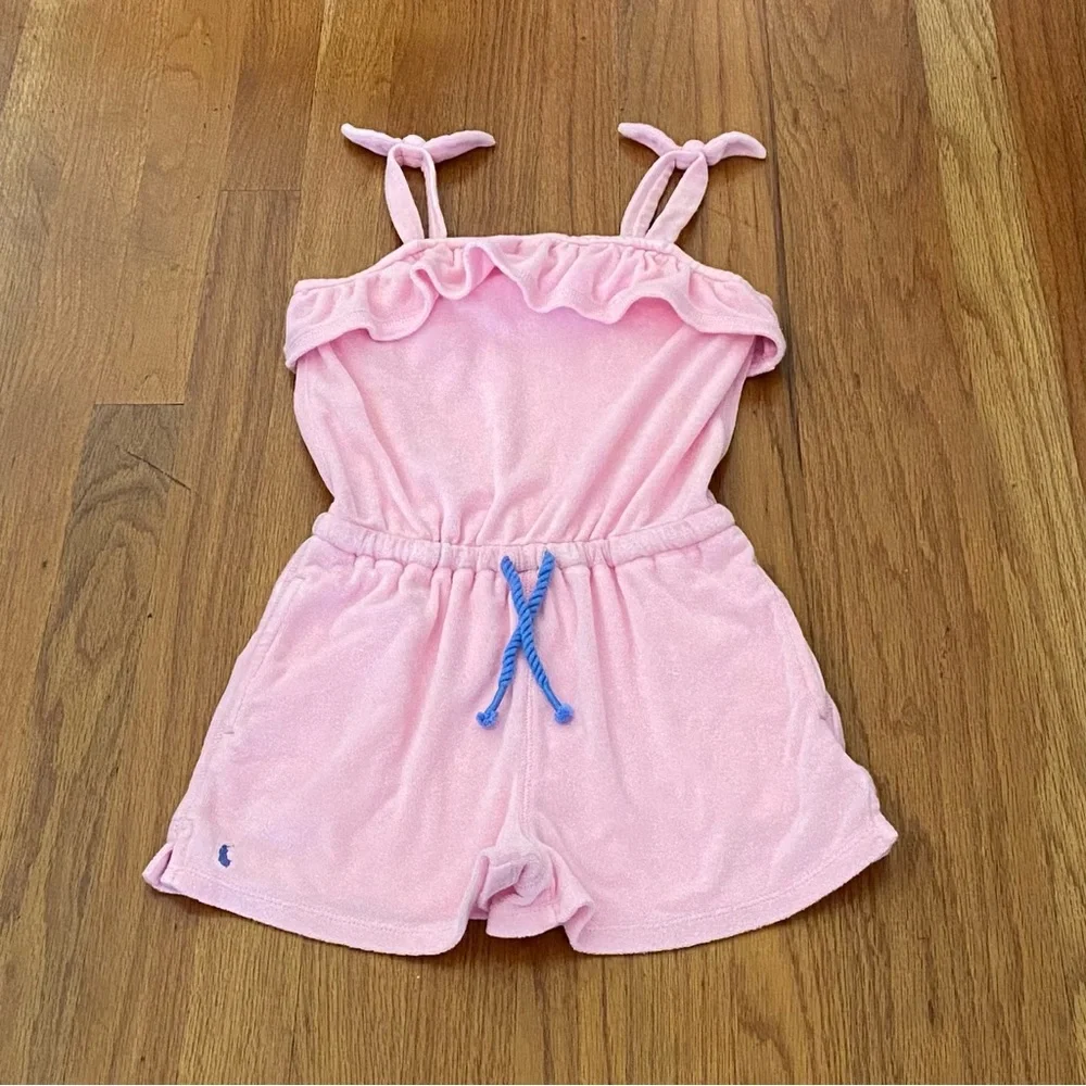 Ralph Lauren Pink Terry Romper